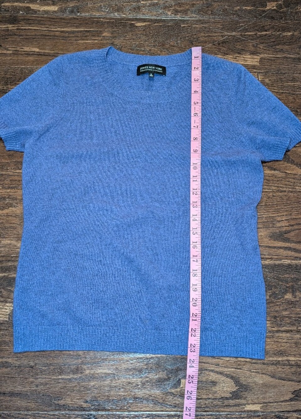 Jones New York 100% Cashmere Women's Knitted Short Sleeve Top - Picture 6 of 6